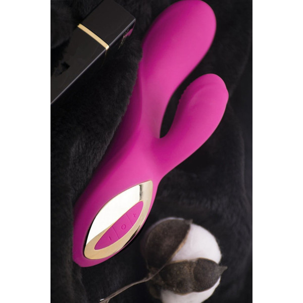 Vibromasseur rabbit rose ergot à picots 10 programmes USB 
